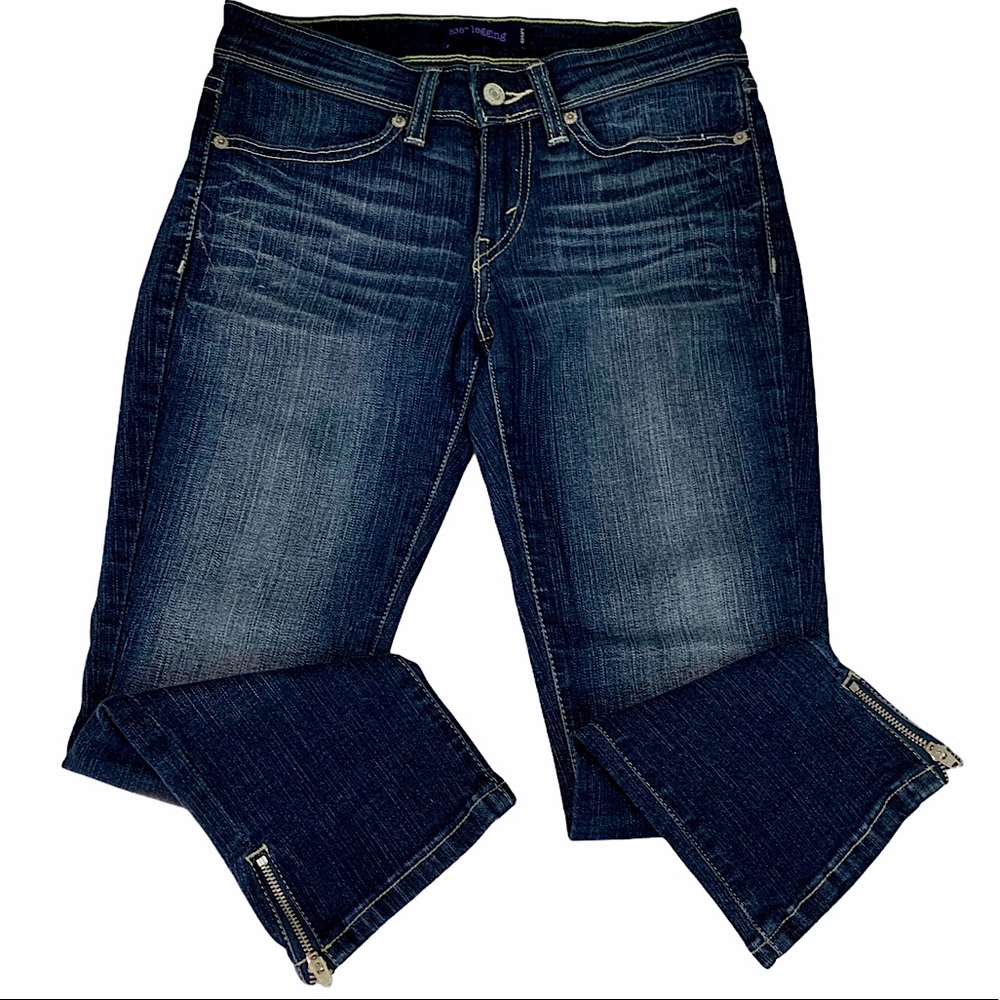 Levi’s Sz 3M Jeans 535 Crop Ankle Zip Legging - Picture 2 of 10